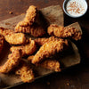 Chicken strips fried in Crunchy Ranch Crispy Coating