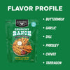 Packaging of Crunchy Ranch seasoned coating mix with flavor profile 