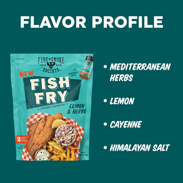 Fish Fry Seasoned Coating Mix Flavor Profile