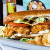 fried fish po boy sandwich