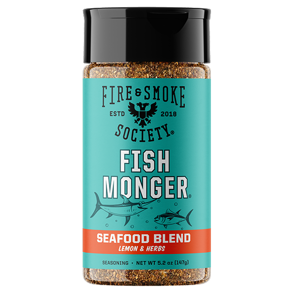medium bottle of Fish Monger Seafood Seasoning Blend