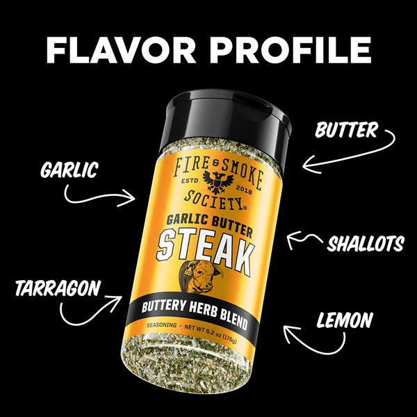 Garlic Butter Steak Herb Blend flavor profile