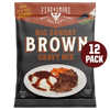 A 12-pack bag of Fire & Smoke Society Big Sunday Brown Gravy Mix