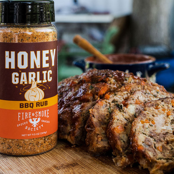 Fire & Smoke Society Honey Garlic BBQ Rub, BBQ Seasoning, 9.5 Ounce