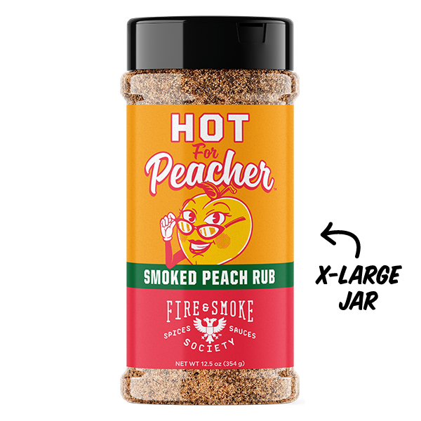Hot for Peacher, Smoked Peach Rub