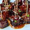 Plate of burnt end bites