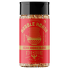 A  jar of Noodle House Asian Noodle Blend spices, featuring a red label with gold lettering and a black lid, set against a plain white background.