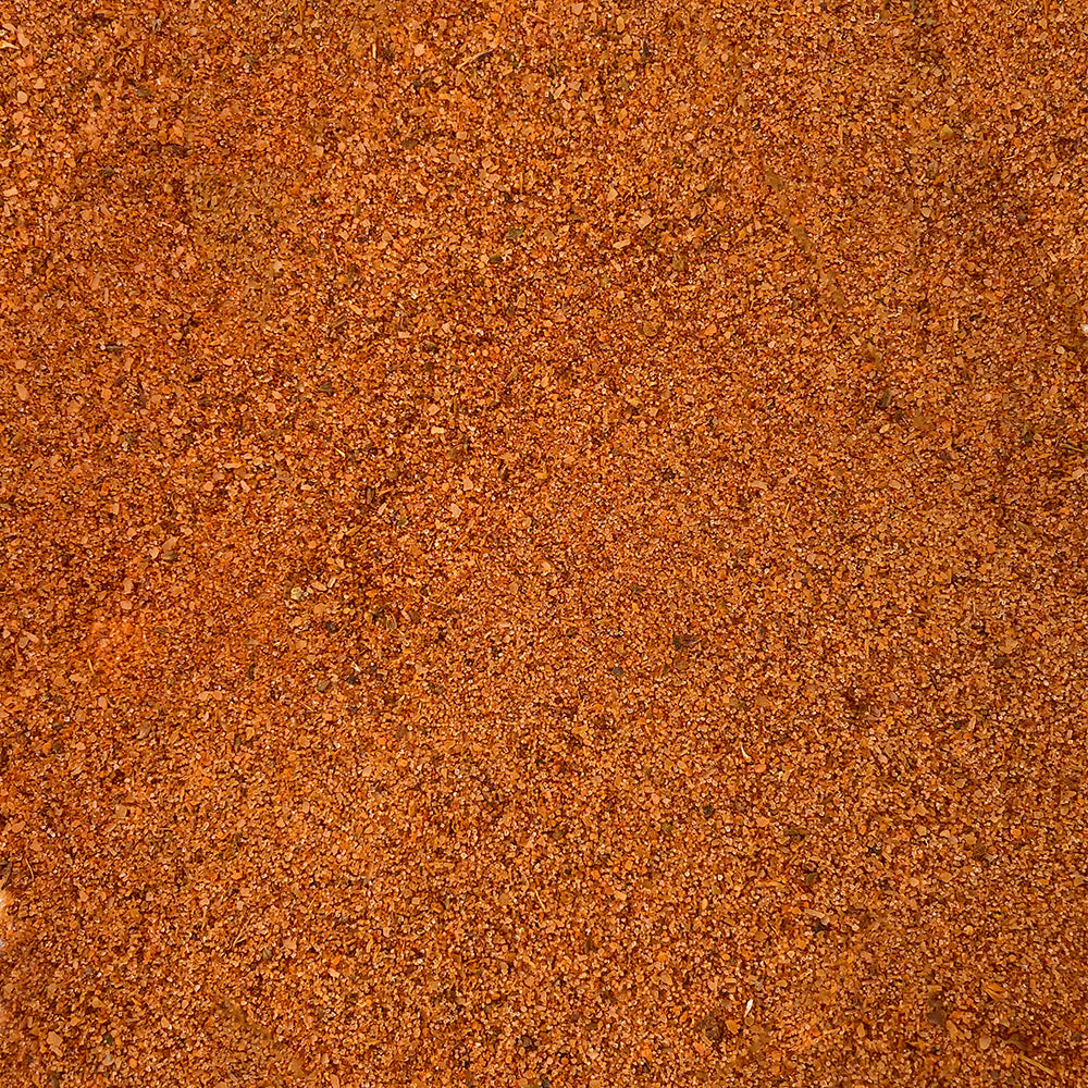 A close-up texture shot of Pork Perfect seasoning