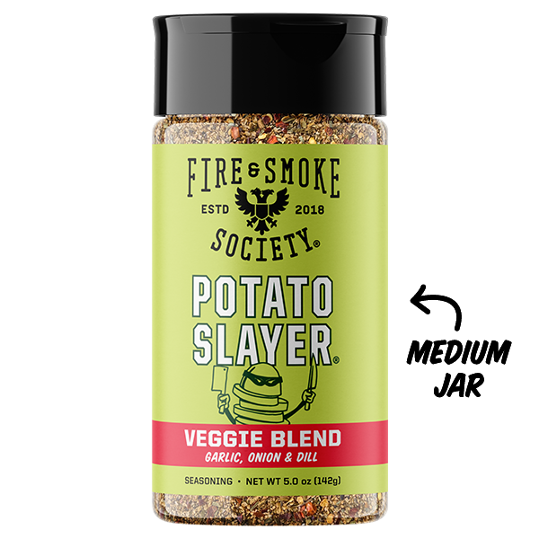 Potato Slayer Veggie Blend medium jar mockup