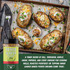 Potato Slayer seasoning on twice baked potatoes 