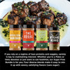 The Sugar Free Bundle of spices from Fire and Smoke Society.  'Chica Licka Bam Bam', 'Steak King', 'POTATO SLAYER', and 'THE USUAL'.