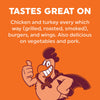 Super Bird Chicken Blend tastes great on graphic