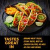 Plate of hardshell tacos with Fire & Smoke Society Taco Seasoning 