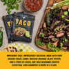 Flank steak seasoned with Fire & Smoke Society Taco Seasoning 