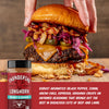 Thundering Longhorn seasoning on a chop house BBQ burger