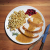Fire & Smoke Society Turkey Gravy Mix on sliced turkey